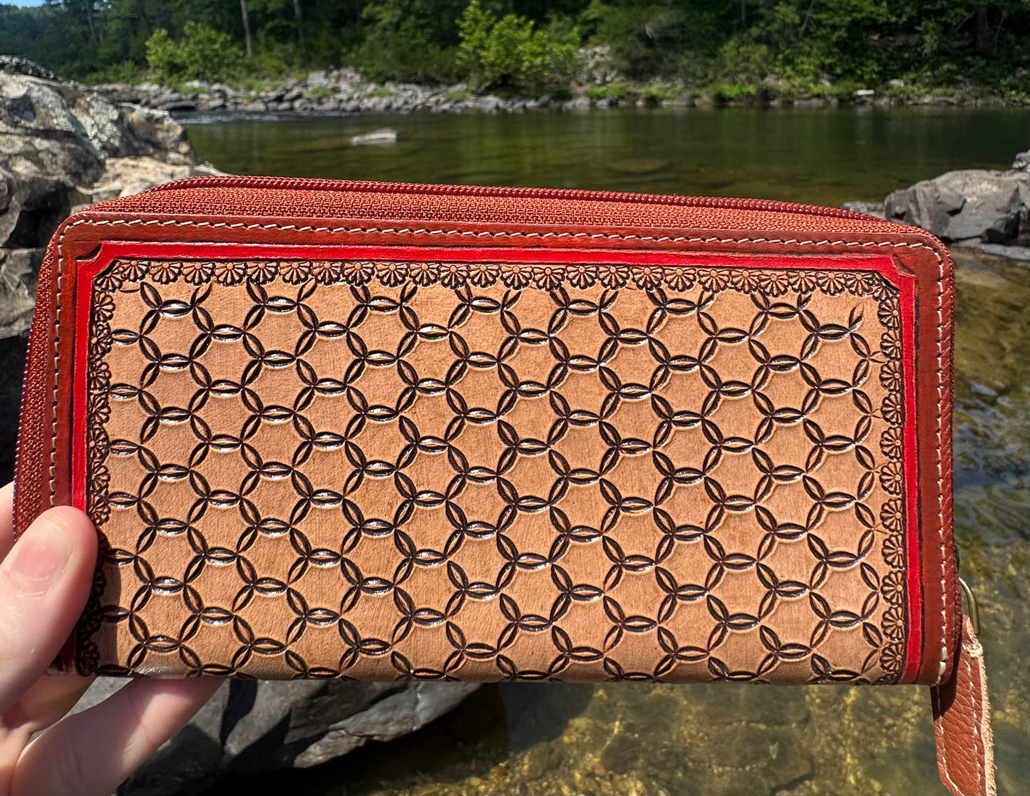 The Sage Wallet (Tooled Leather)