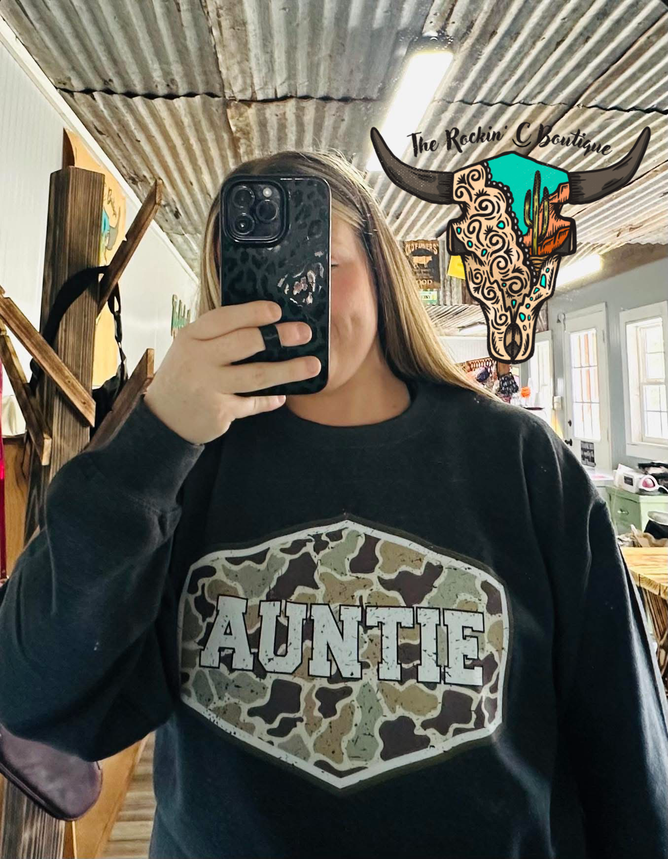 *Custom* Camo Sweatshirt •7-10BD TAT•