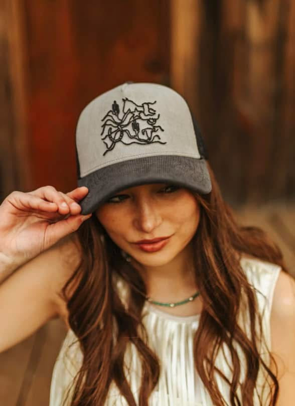 Wavy Western Hat *Black*π€