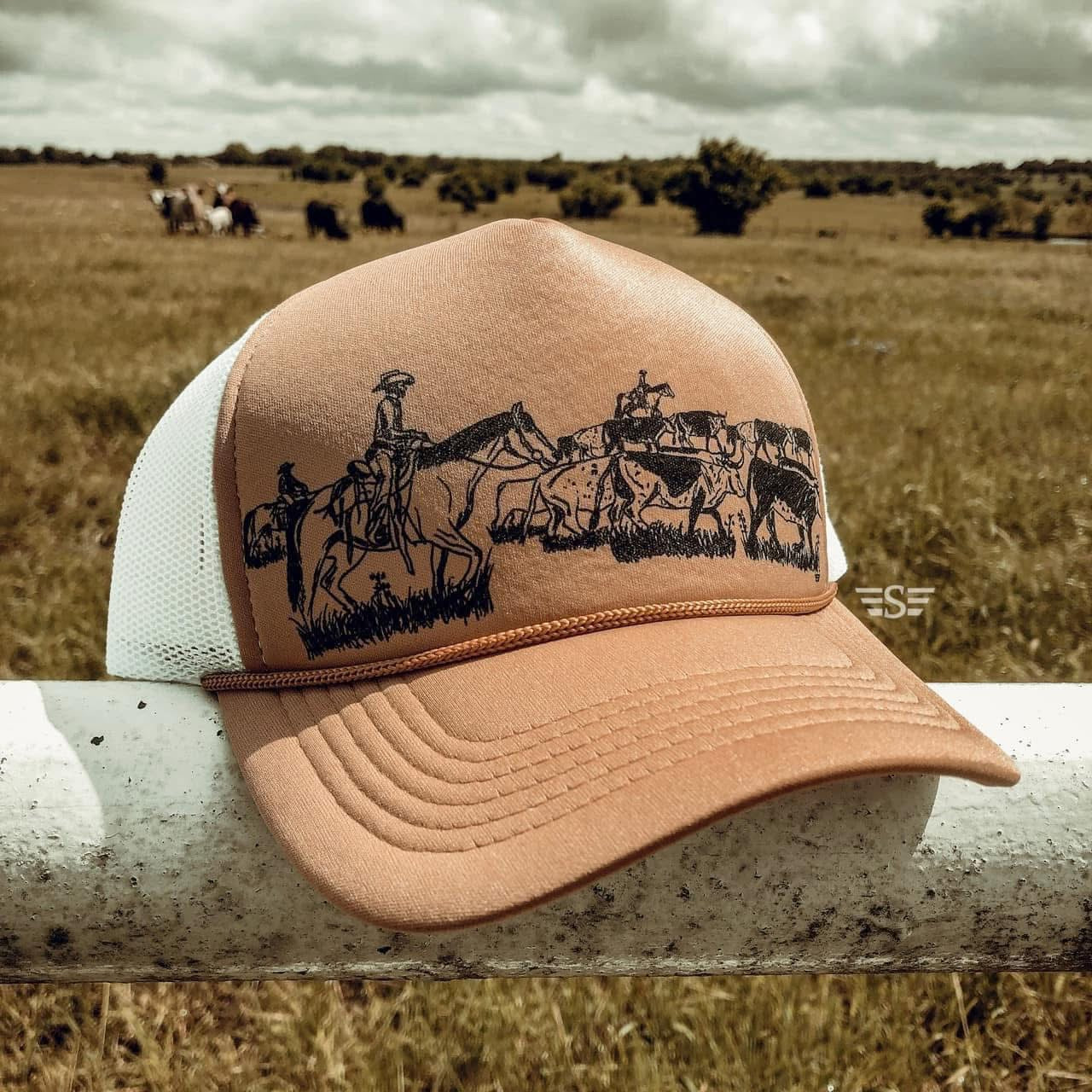 Cattle Drive Trucker Hat