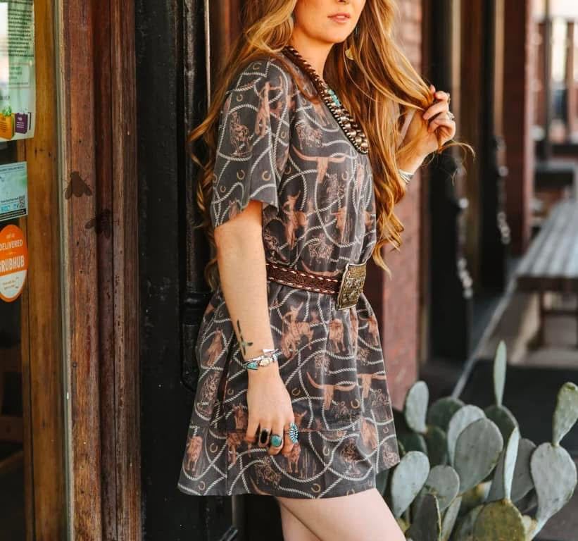 Cowboy Lasso Dress