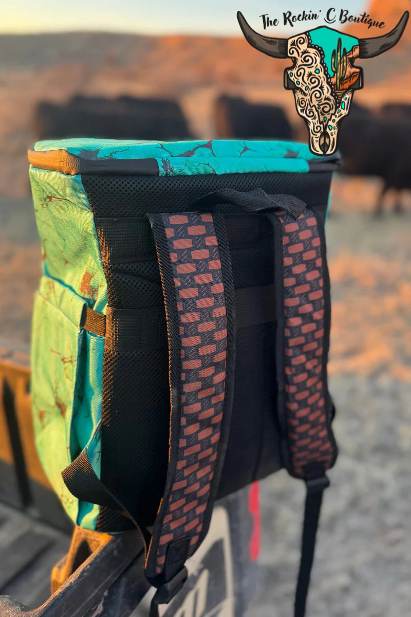 Memory Lane Backpack Coolers - Turquoise