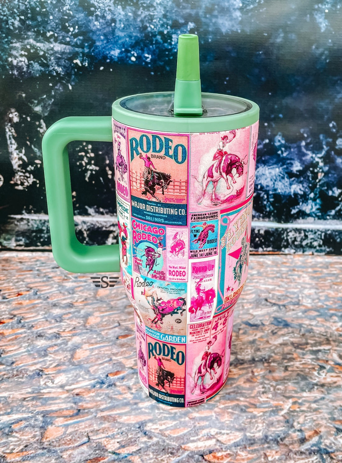 Pink Rodeo Flip Top 32oz Tumbler