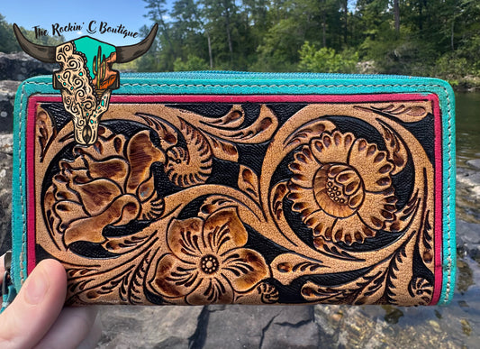 The Jane Wallet (Tooled Leather)