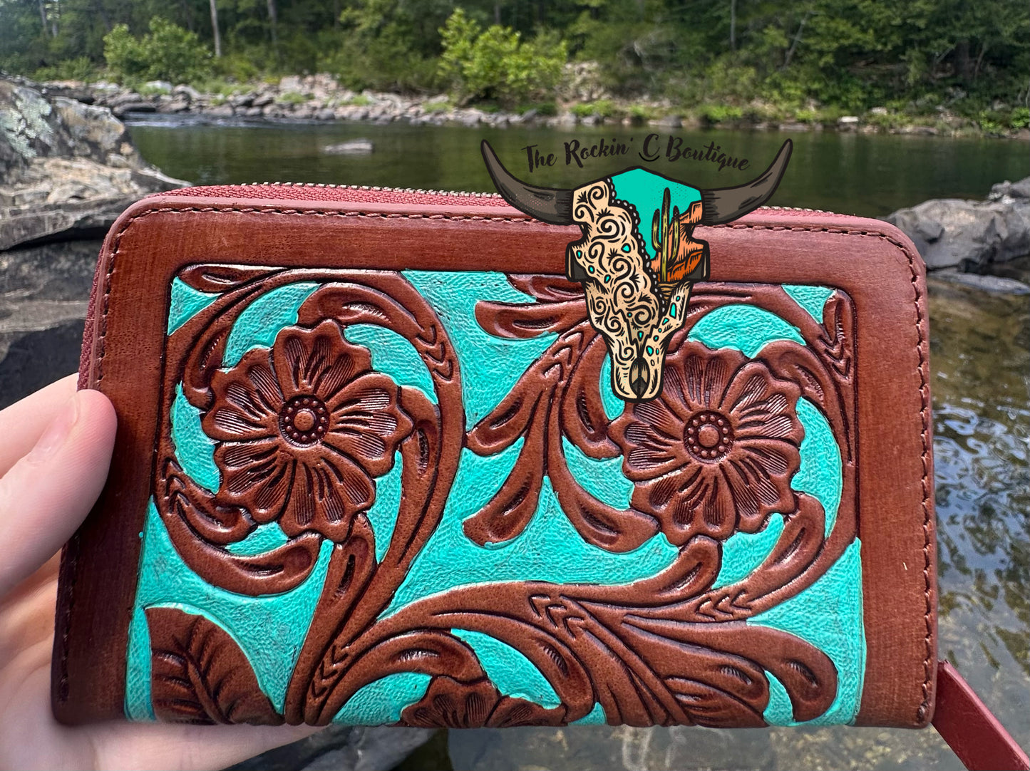 The Ada Wallet (Tooled Leather)