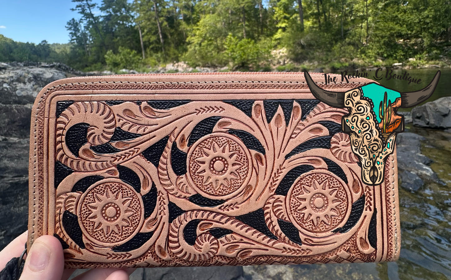 The Sav Wallet (Tooled Leather)