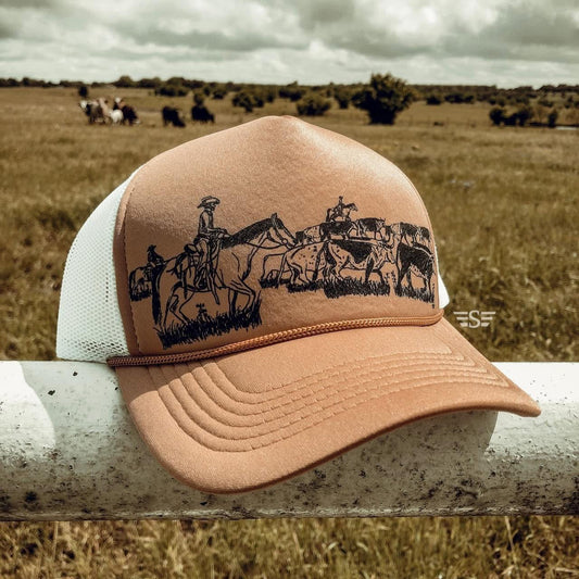 Cattle Drive Trucker Hat