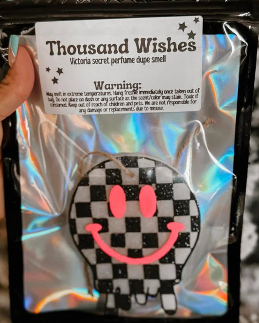 Checkered Smiley Freshie - Thousand Wishes