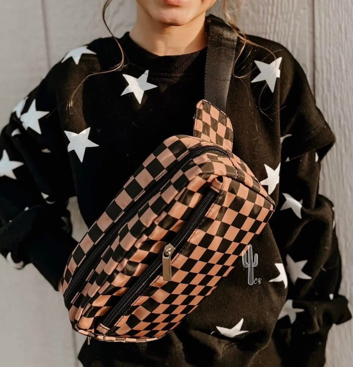Checkered Bum Bag